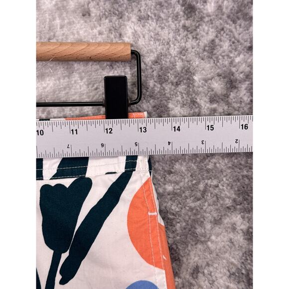 Marimekko Uniqlo Pant Set XS / S Womens Floral Print Button Top Straight Leg - Picture 8 of 13